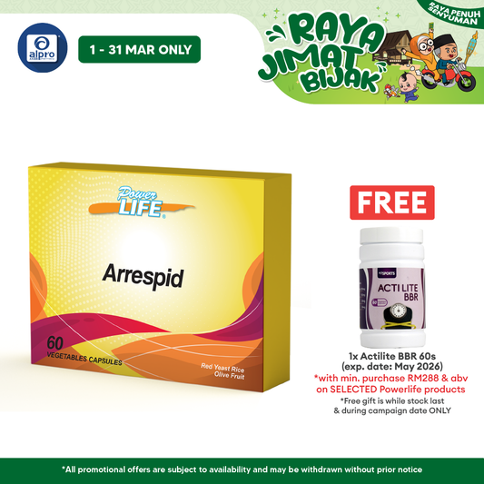 Powerlife Arrespid 60s | For General Health Maintainence Powerlife