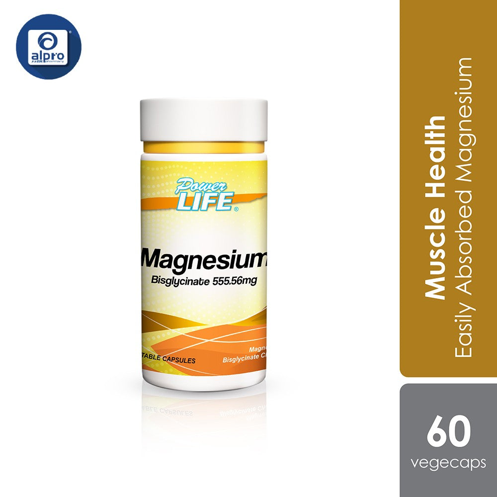 Powerlife Magnesium 555.56mg 60s Powerlife