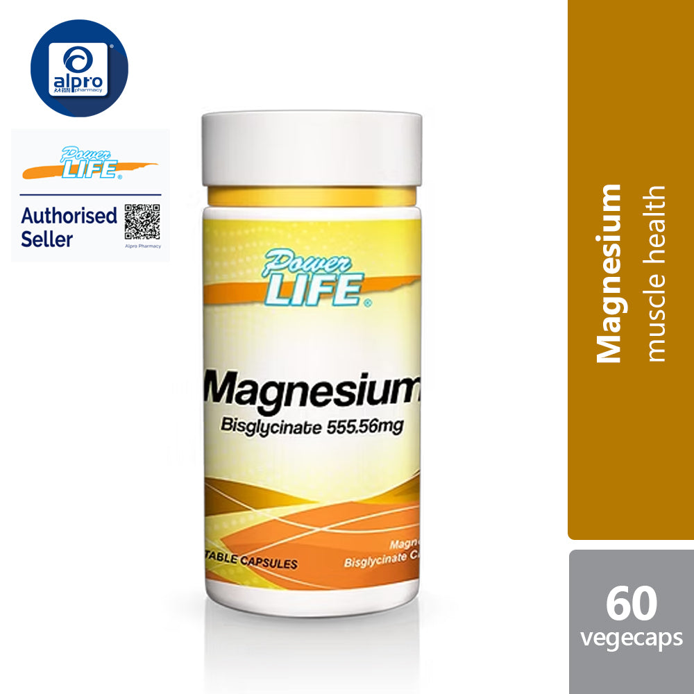 Powerlife Magnesium 555.56mg 60s Powerlife