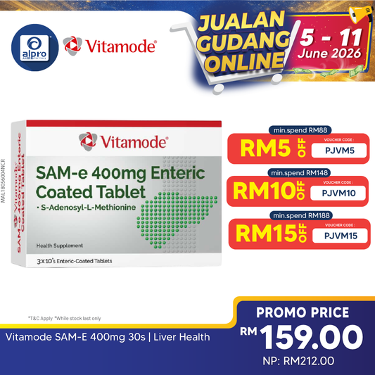 Vitamode SAM-E 400mg 30s | Liver Health Vitamode