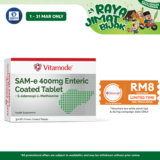 Vitamode SAM-E 400mg 30s | Liver Health Alpro Pharmacy