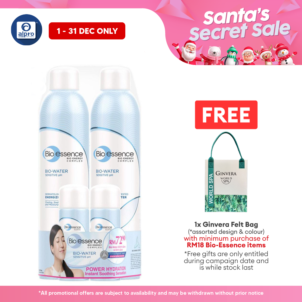 Bio Essence Bio-water Sensitive Ph 300ml 2s + 30ml 2s Bio essence