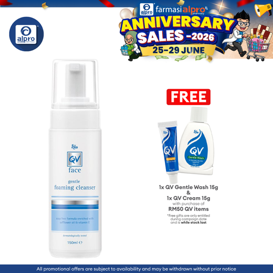 Ego QV Face Gentle Foaming Cleanser 150ml | Moisturize the Skin QV