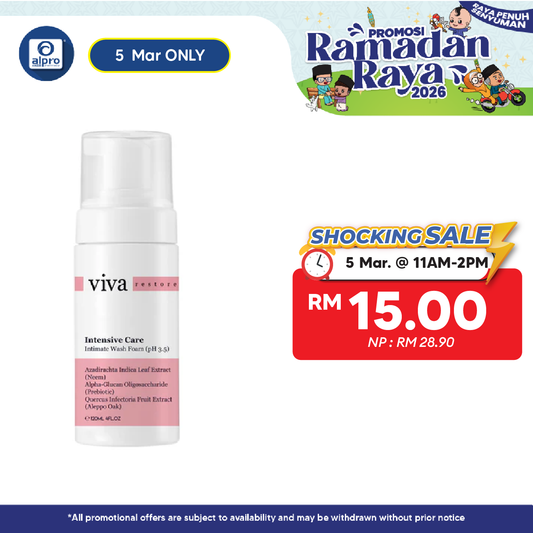 Viva Restore Intensive Care 120ml | Feminine Wash Viva
