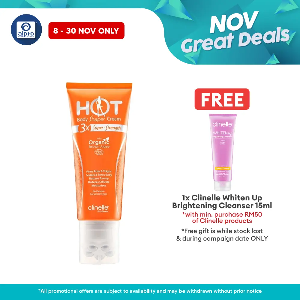 Clinelle Hot Shaper Cream 170ml Alpro Pharmacy