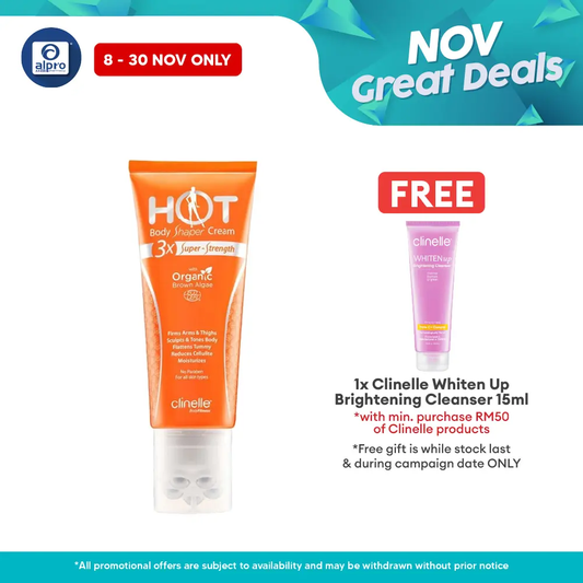 Clinelle Hot Shaper Cream 170ml Alpro Pharmacy