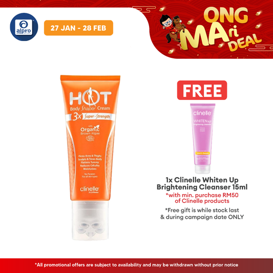 Clinelle Hot Shaper Cream 170ml Alpro Pharmacy