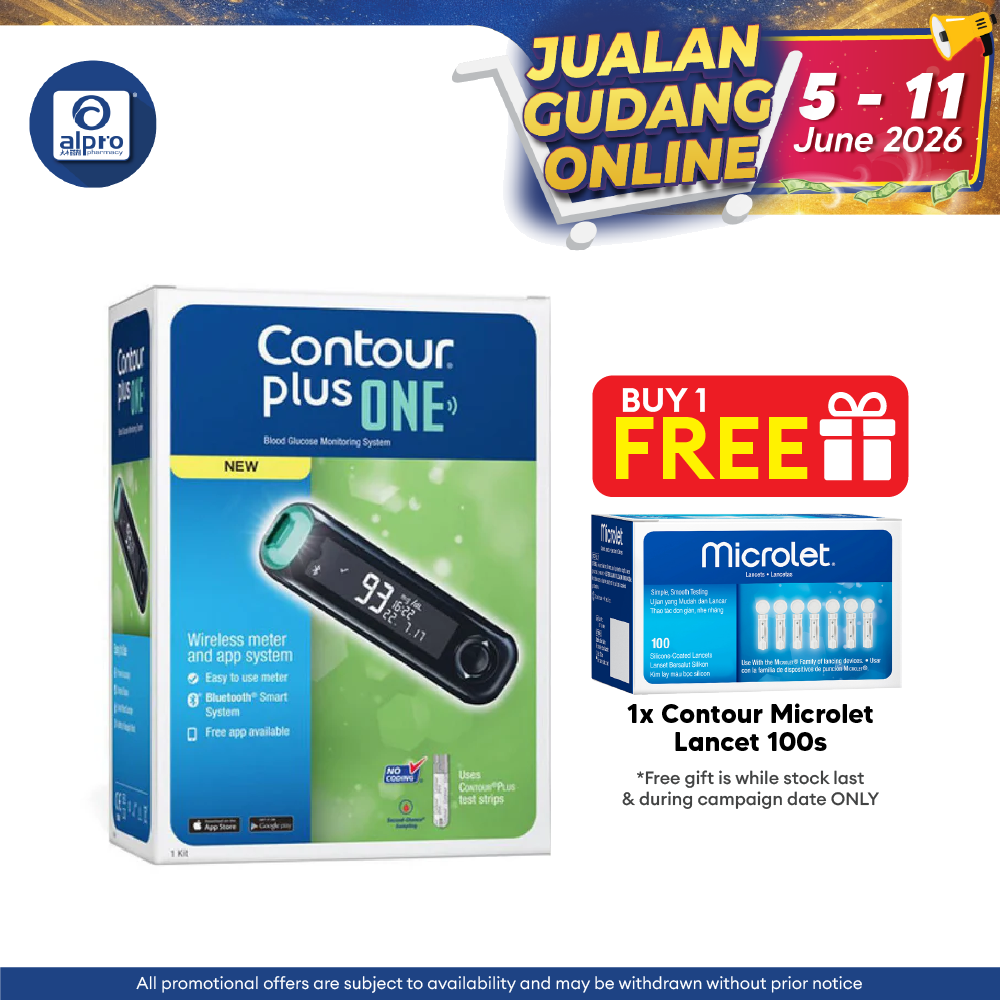 Contour Plus One Meter Starter Pack With Test Strip 25s Contour