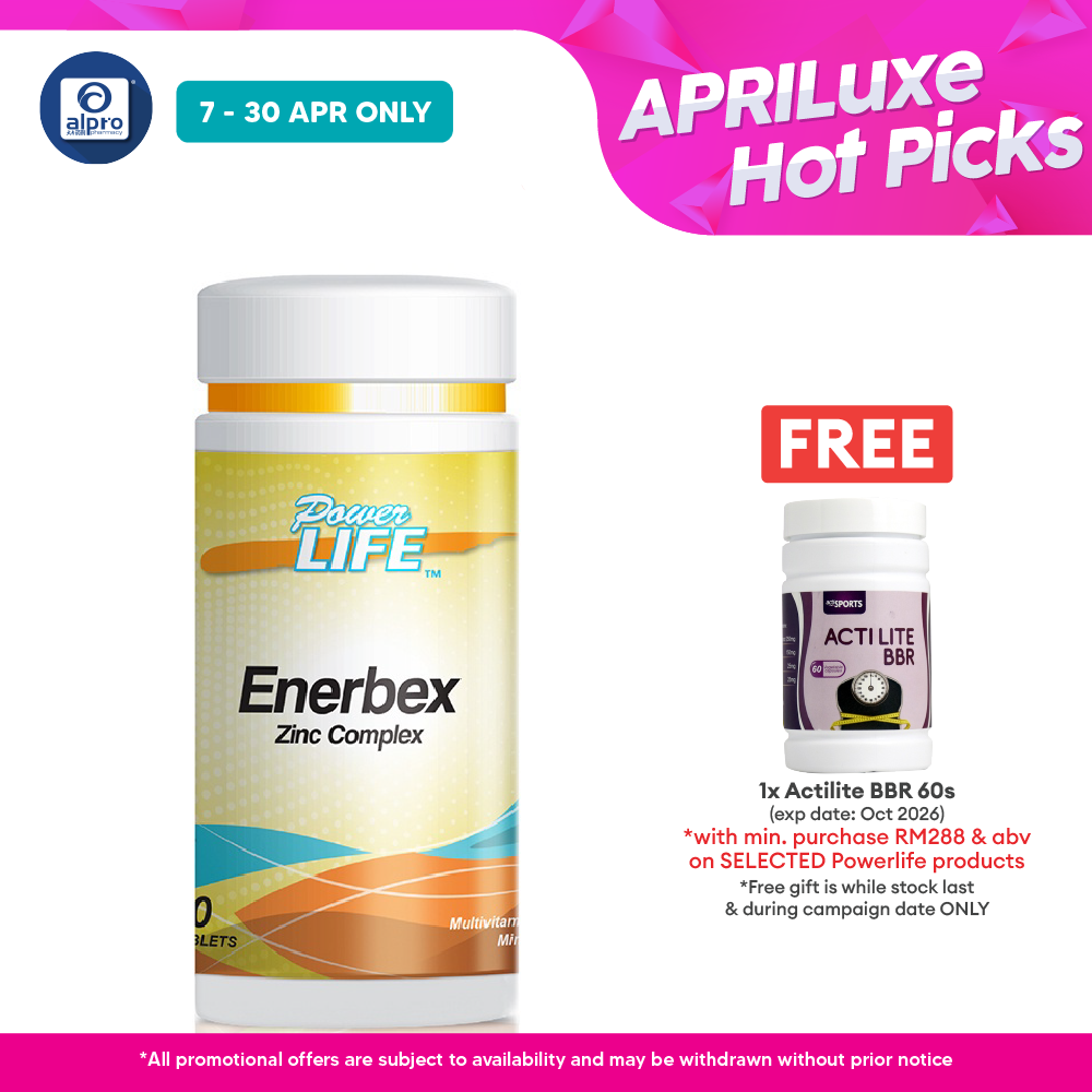 Powerlife Enerbex Zinc Complex 60s Powerlife