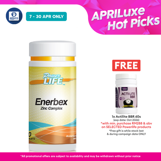 Powerlife Enerbex Zinc Complex 60s Powerlife