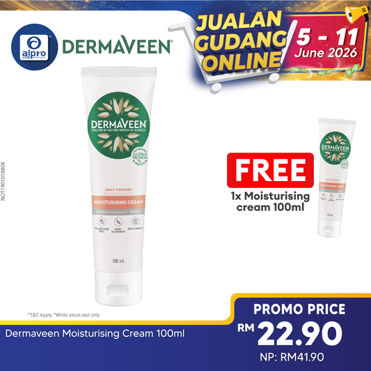 Dermaveen Moisturising Cream 100ml Dermaveen