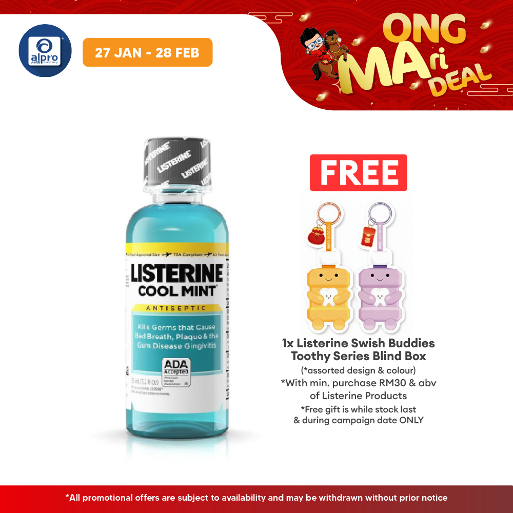 Listerine Cool Mint 100ml Alpro Pharmacy