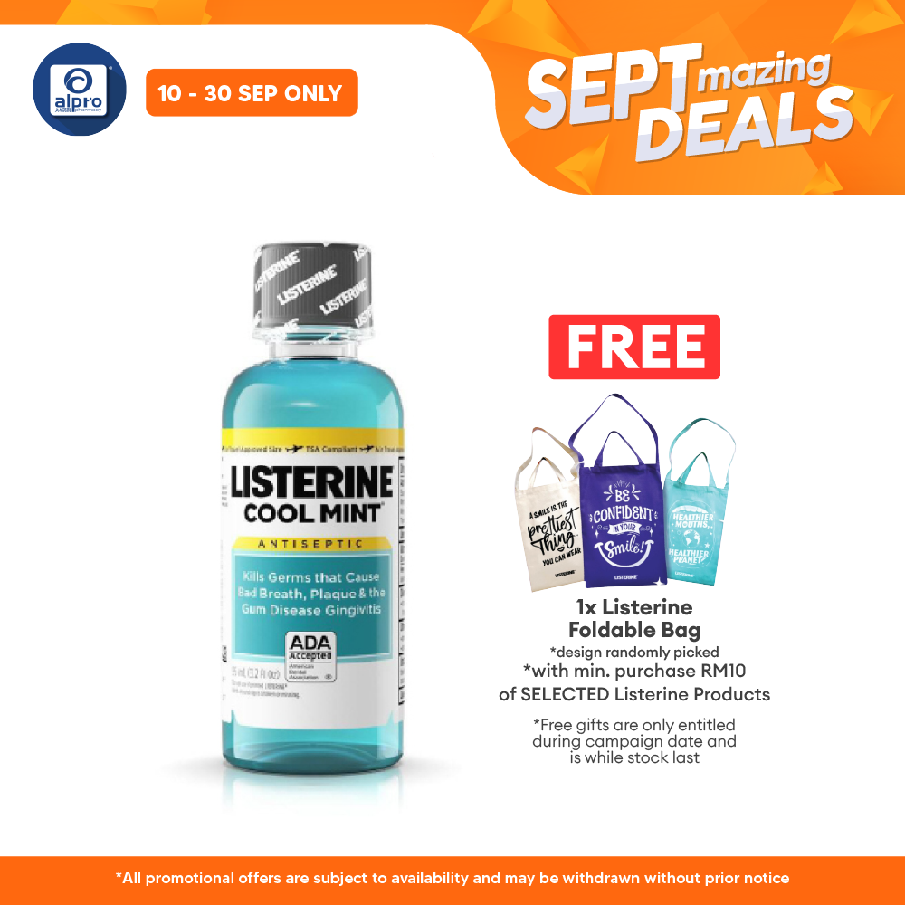 Listerine Cool Mint 100ml Alpro Pharmacy