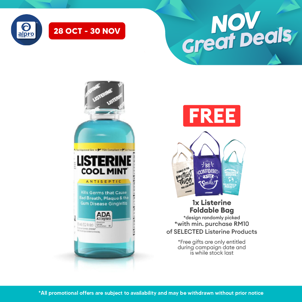 Listerine Cool Mint 100ml Alpro Pharmacy