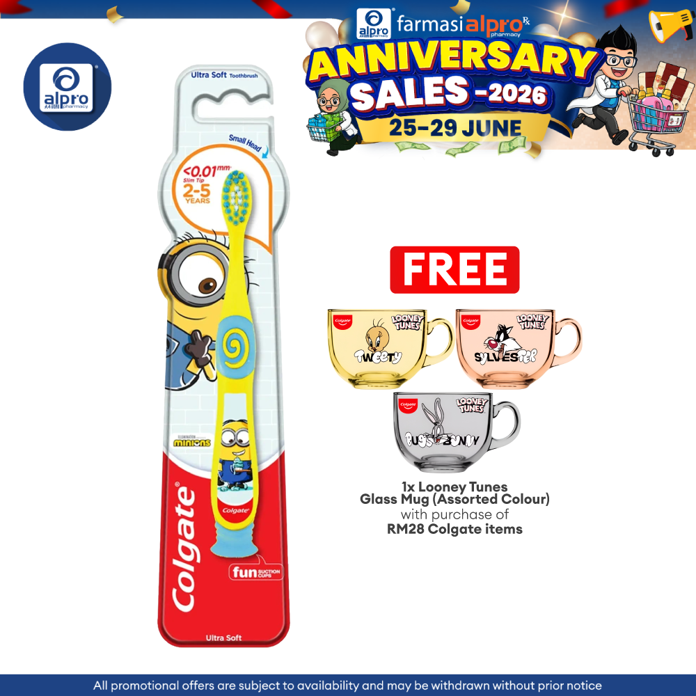 Colgate Toothbrush Minions Ultra Soft 2-5 Years 1s Colgate