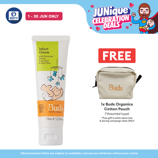 Buds Infant Cream 75ml | Promotes Skin Regeneration Buds
