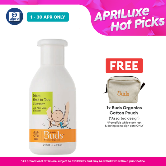 Buds Infant Head To Toe Cleanser 225ml Alpro Pharmacy