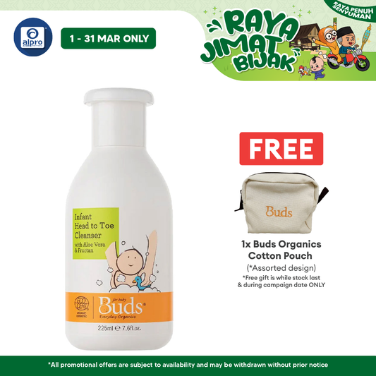 Buds Infant Head To Toe Cleanser 225ml Alpro Pharmacy