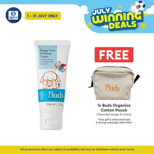 Buds Nappy Time Soothing Cream 50ml | Organic Formulation Buds