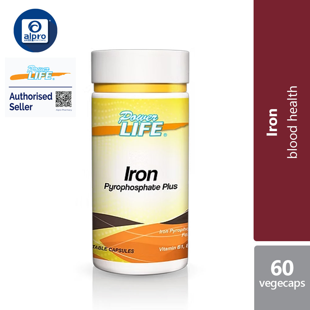 Powerlife Iron Pyrophosphate Plus 60s | Good Iron Absorption Powerlife