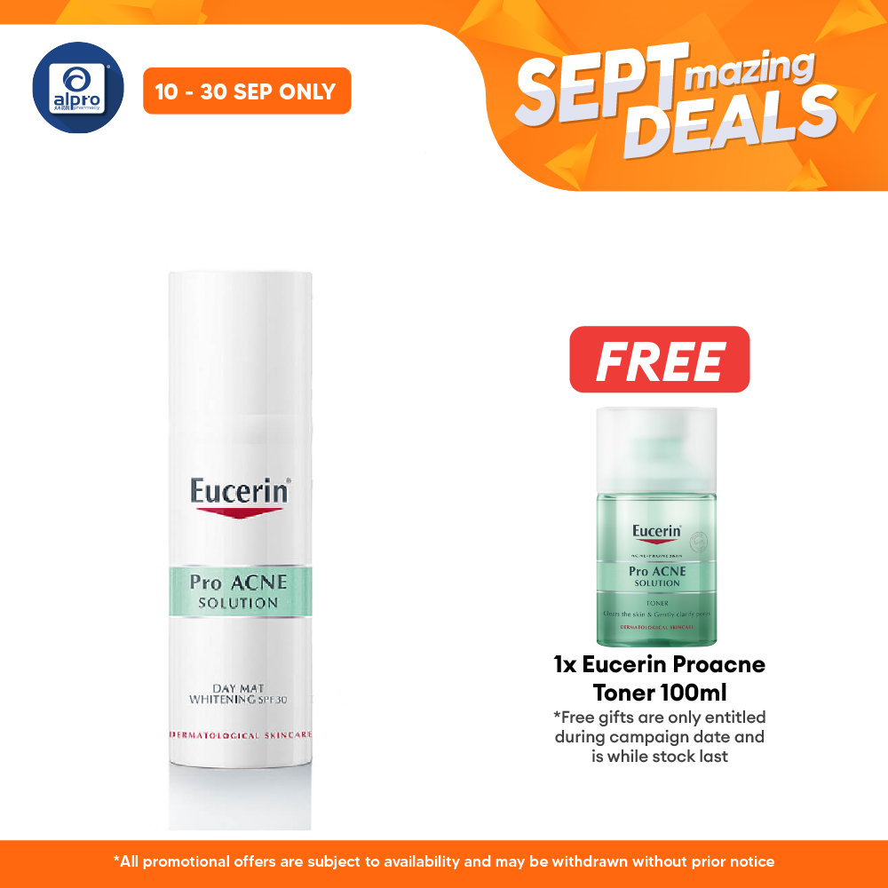 Eucerin Proacne Day Matt Whitening SPF30 50ml Alpro Pharmacy