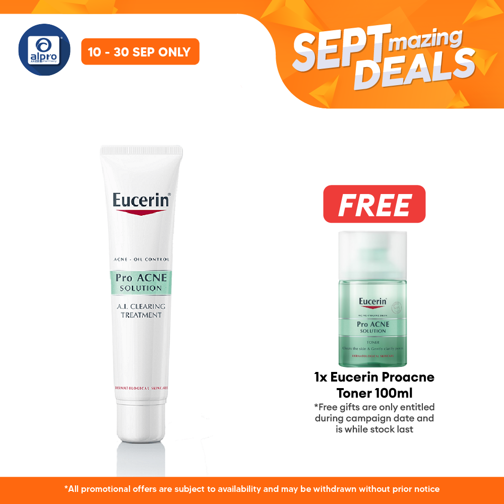 Eucerin Proacne A.I. Clearing Treatment 40ml | Reduces Inflammatory Pimples Alpro Pharmacy