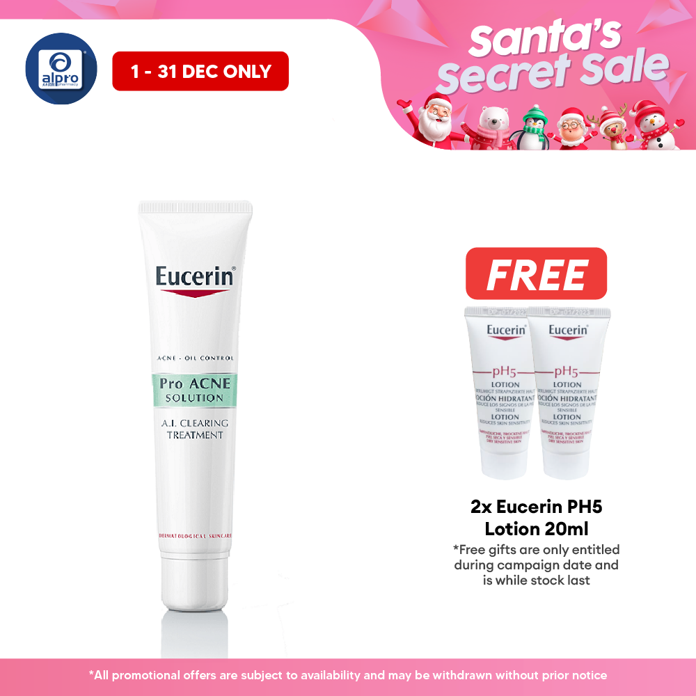 Eucerin Proacne A.I. Clearing Treatment 40ml | Reduces Inflammatory Pimples Alpro Pharmacy
