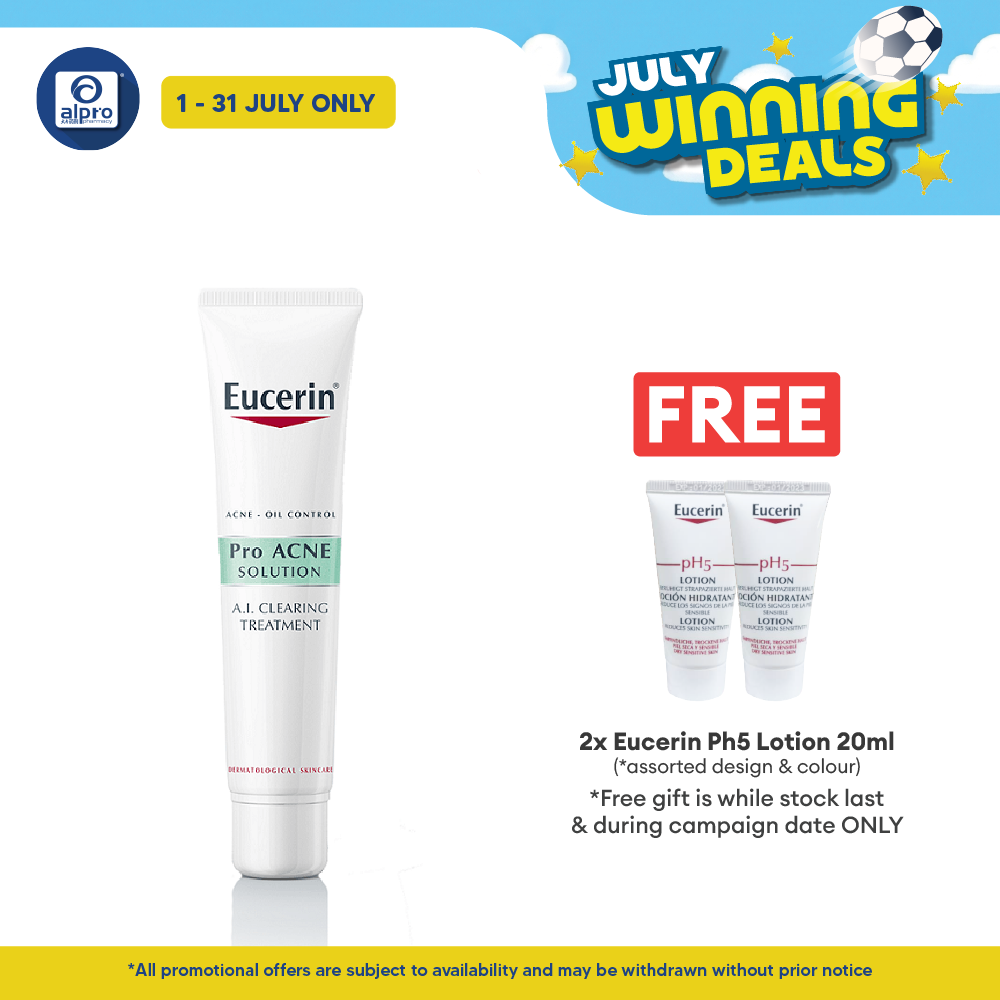 Eucerin Proacne A.I. Clearing Treatment  40ml | Reduces Inflammatory Pimples Eucerin