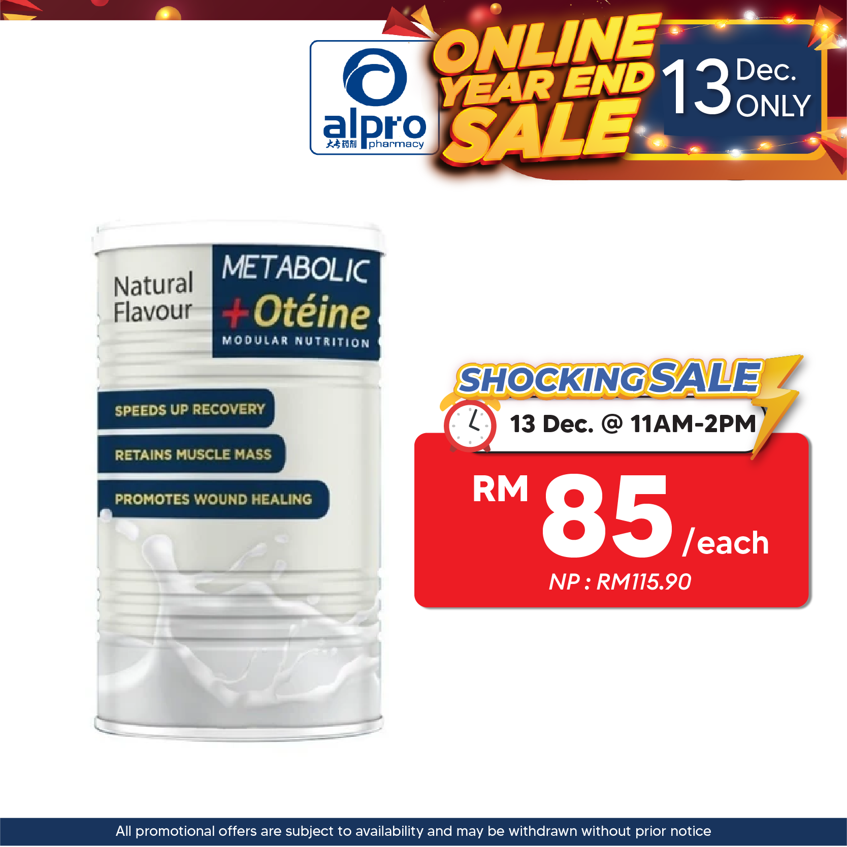 Metabolic + Oteine 350g | Premium New Zealand Whey Protein