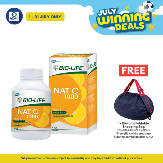 Bio-life Nat C 1000 150s | Boost Up Immunity Bio-life