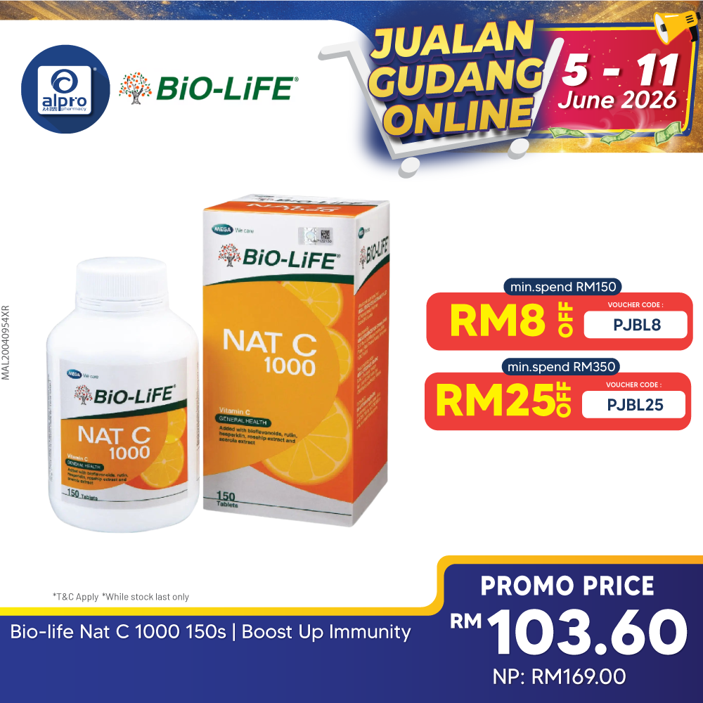 Bio-life Nat C 1000 150s | Boost Up Immunity Bio-life