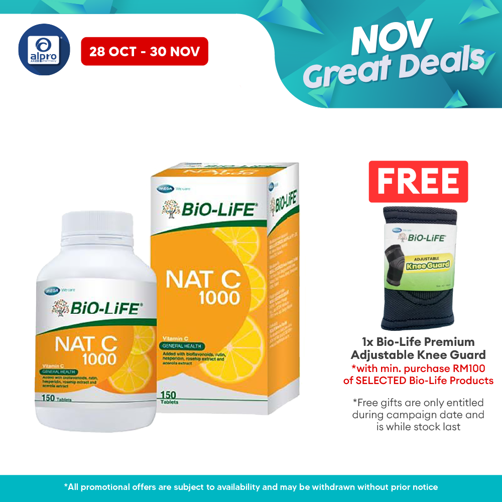 Bio-life Nat C 1000 150s | Boost Up Immunity Bio-life