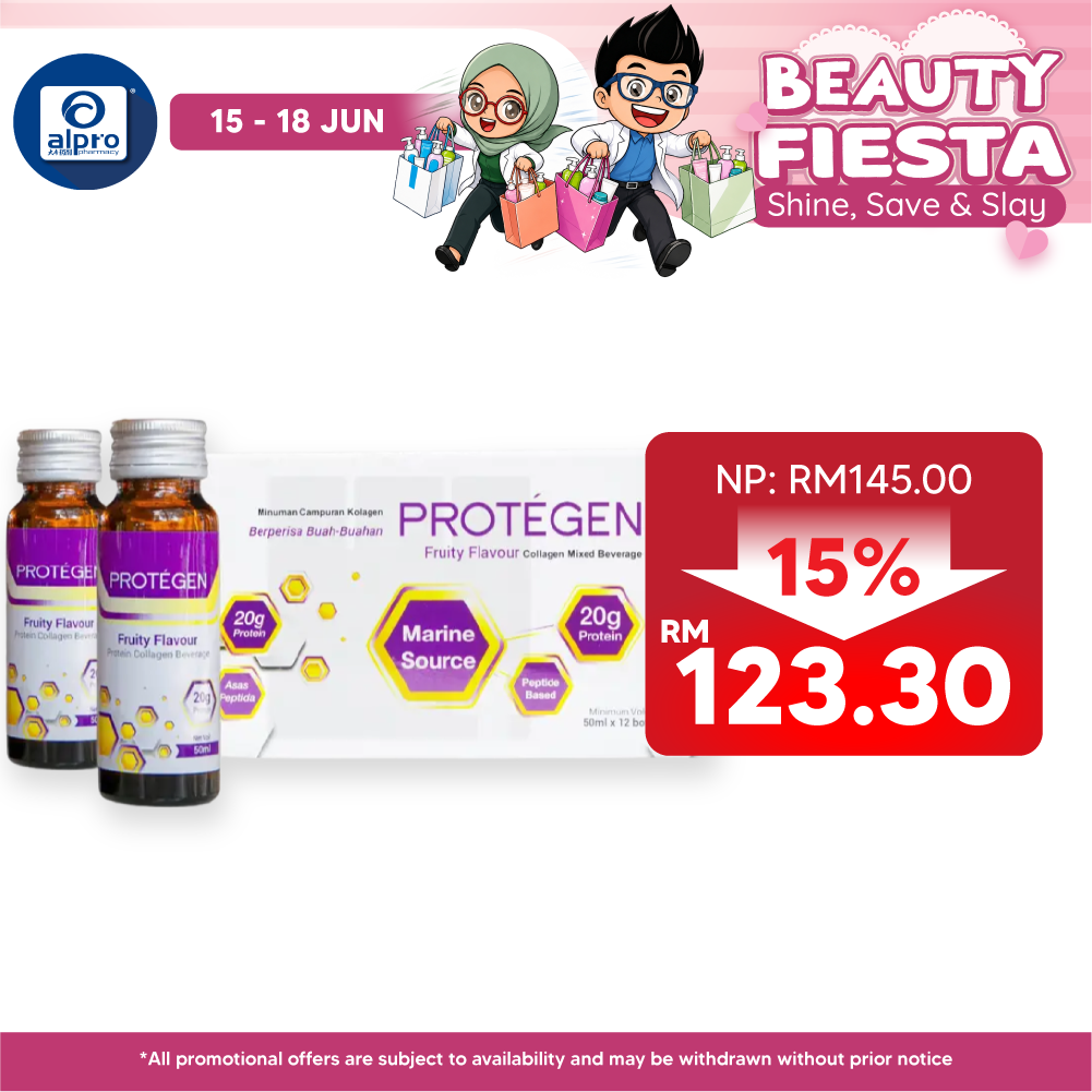 Protegen Fruity Collagen 50ml 12s | Supplement Nutritional Collagen Low Molecular Protegen