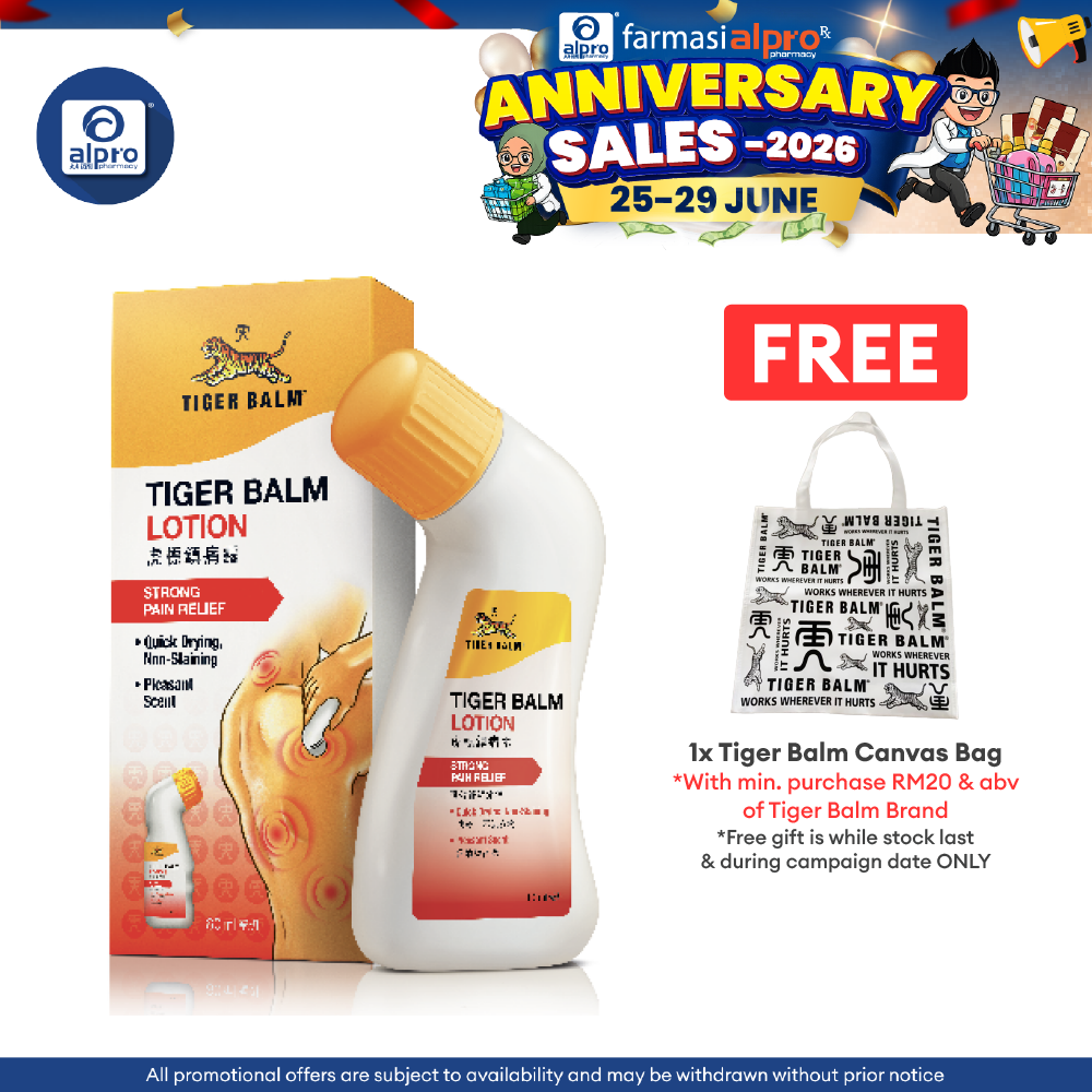Tiger Balm Lotion 80ml | Relief of Aches & Pains Tiger Balm