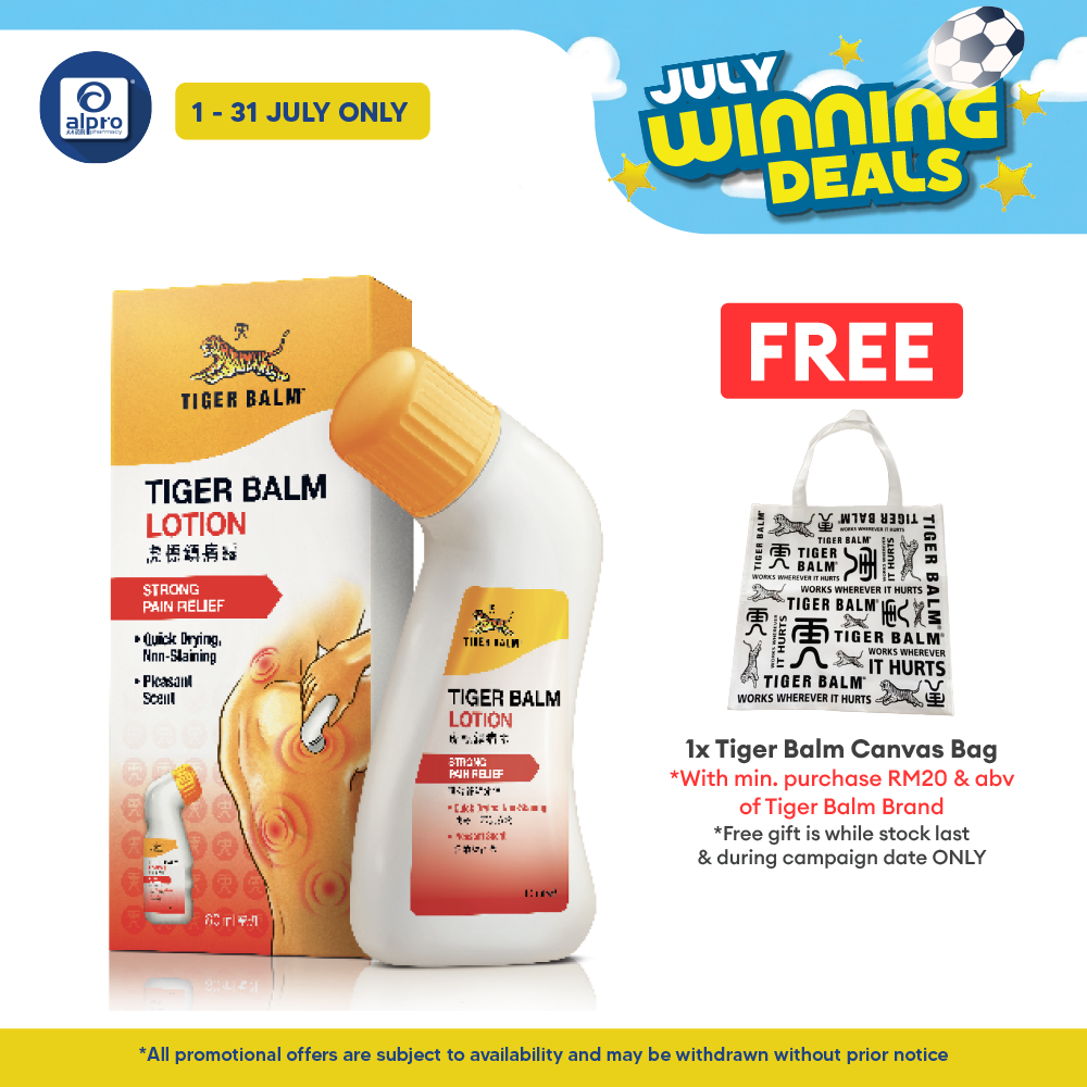 Tiger Balm Lotion 80ml | Relief of Aches & Pains Tiger Balm
