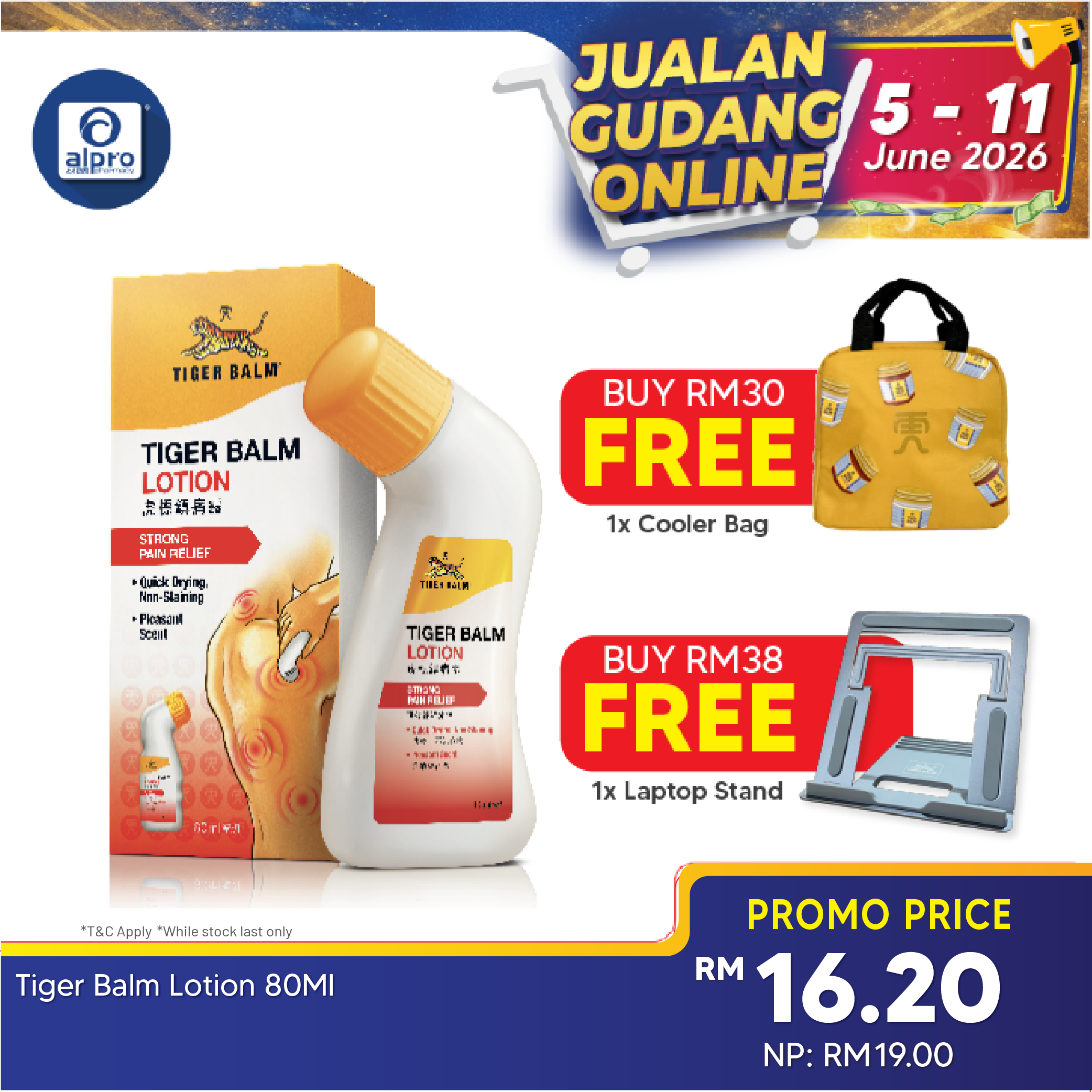 Tiger Balm Lotion 80ml | Relief of Aches & Pains Tiger Balm