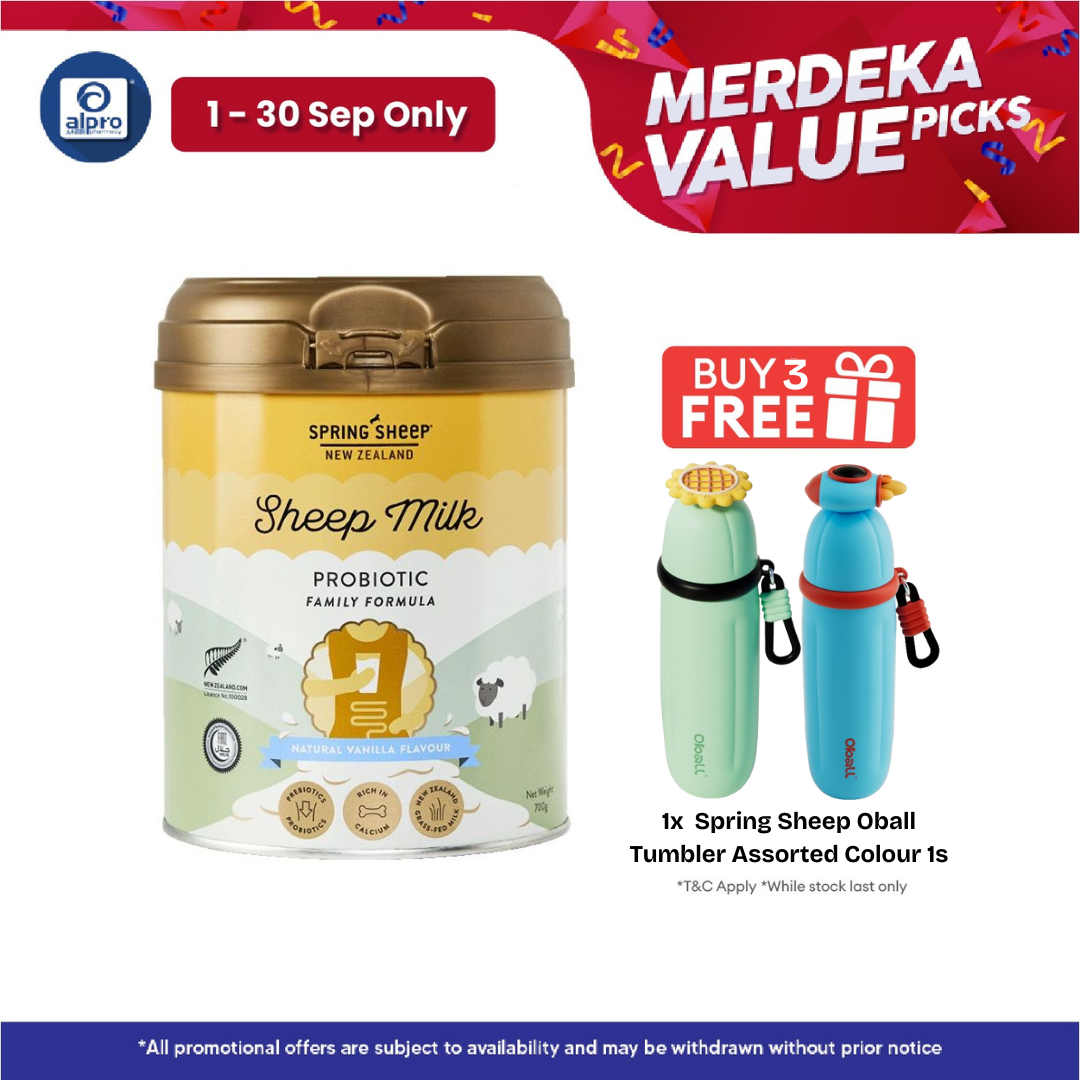 Spring Sheep Milk Probiotic Vanilla Flavour 700g | Suitable for Whole Family Alpro Pharmacy