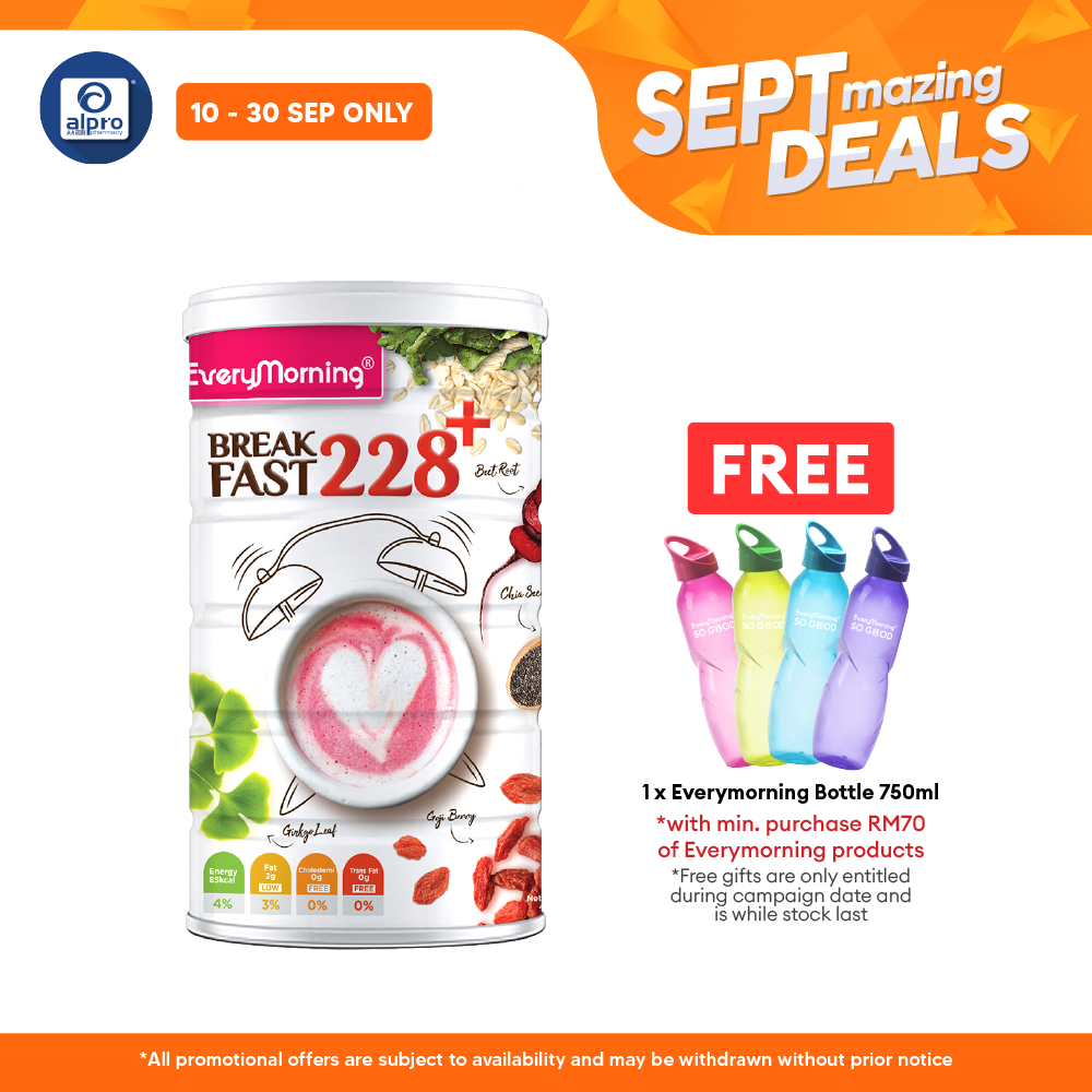 Everymorning Breakfast 228+ 400g | Wholesome Multigrain Drink EveryMorning