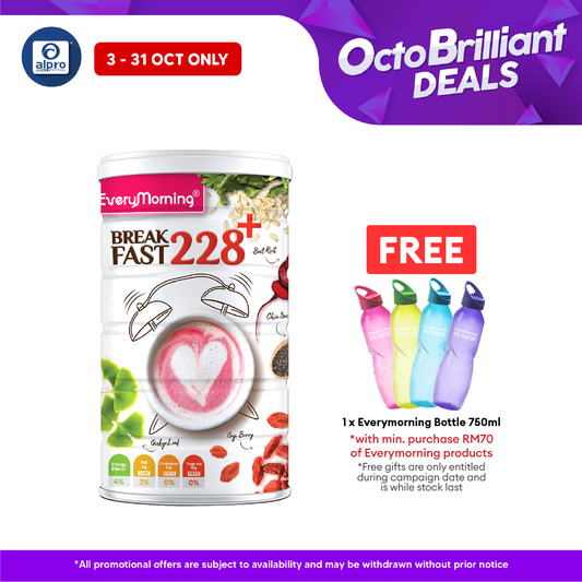 Everymorning Breakfast 228+ 400g | Wholesome Multigrain Drink EveryMorning