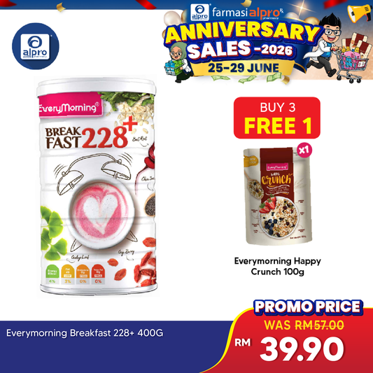 Everymorning Breakfast 228+ 400g | Wholesome Multigrain Drink EveryMorning