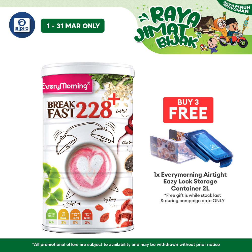 Everymorning Breakfast 228+ 400g | Wholesome Multigrain Drink EveryMorning