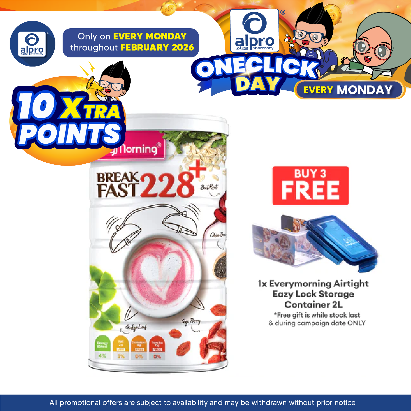 Everymorning Breakfast 228+ 400g | Wholesome Multigrain Drink EveryMorning