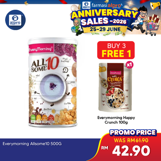 Everymorning Allsome10 500g | Multigrain With Purple Potato & Corn Flakes EveryMorning