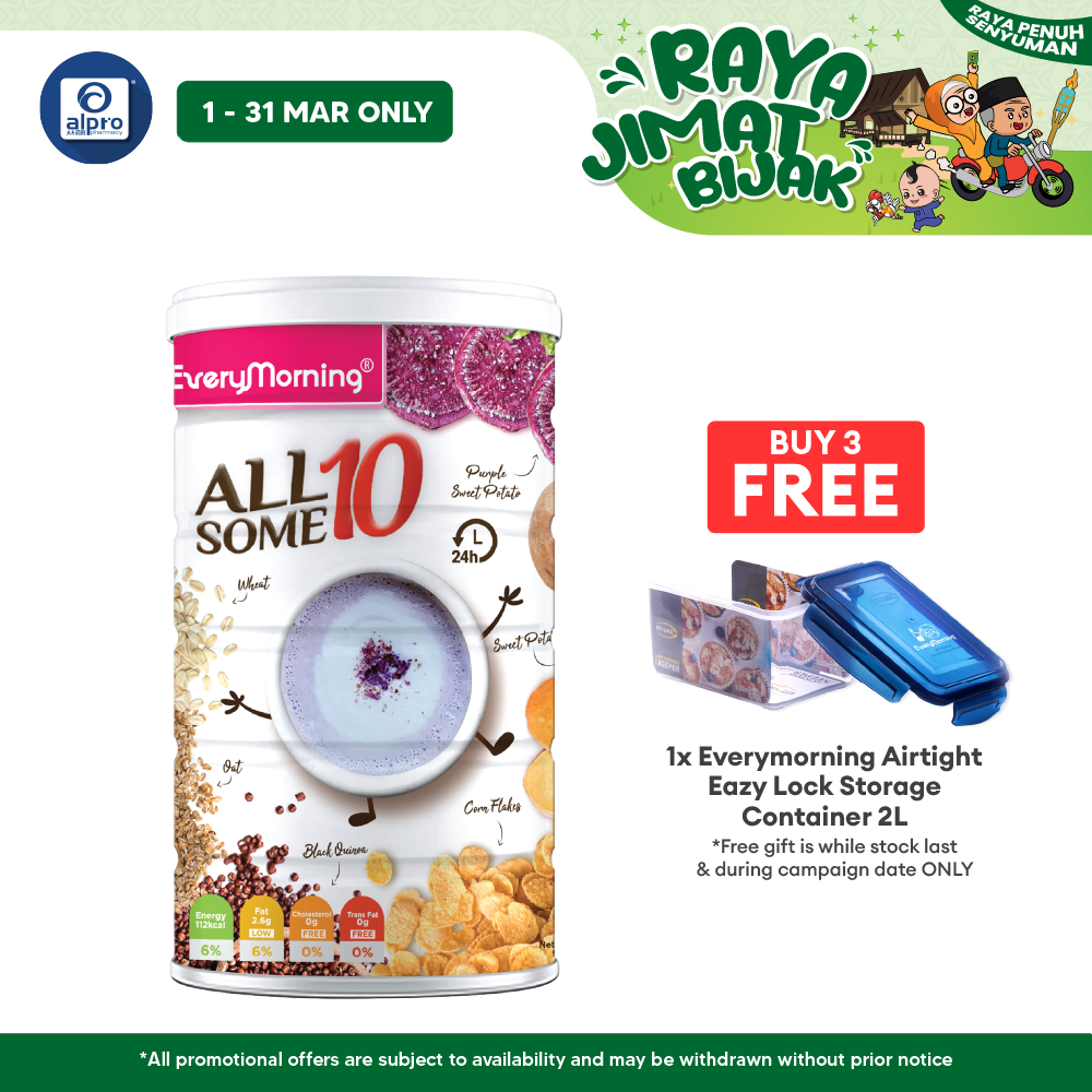 Everymorning Allsome10 500g | Multigrain With Purple Potato & Corn Flakes EveryMorning