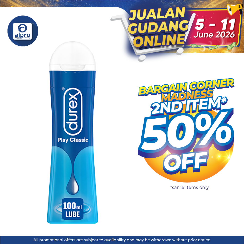 Durex Play Classic Pleasure Gel 100ml | Water-Based Lube Durex