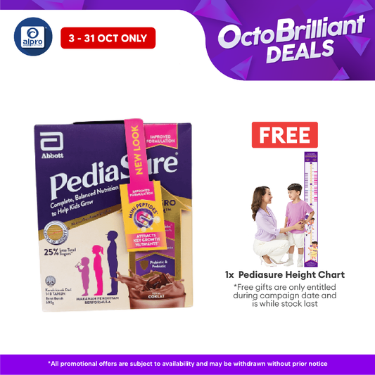 Abbott Pediasure Peptigro Children's Milk Formula (Choco) 600g | For Age 1-10 Years Old Pediasure