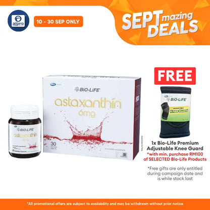 Bio-life Astaxanthin 6mg 30s | Skin Firming & Brightening Alpro Pharmacy