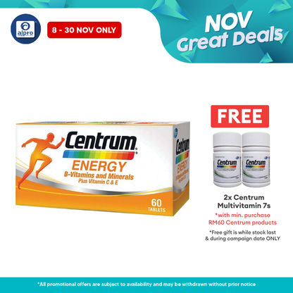 Centrum Energy 60s | Supports Physical Performance Centrum