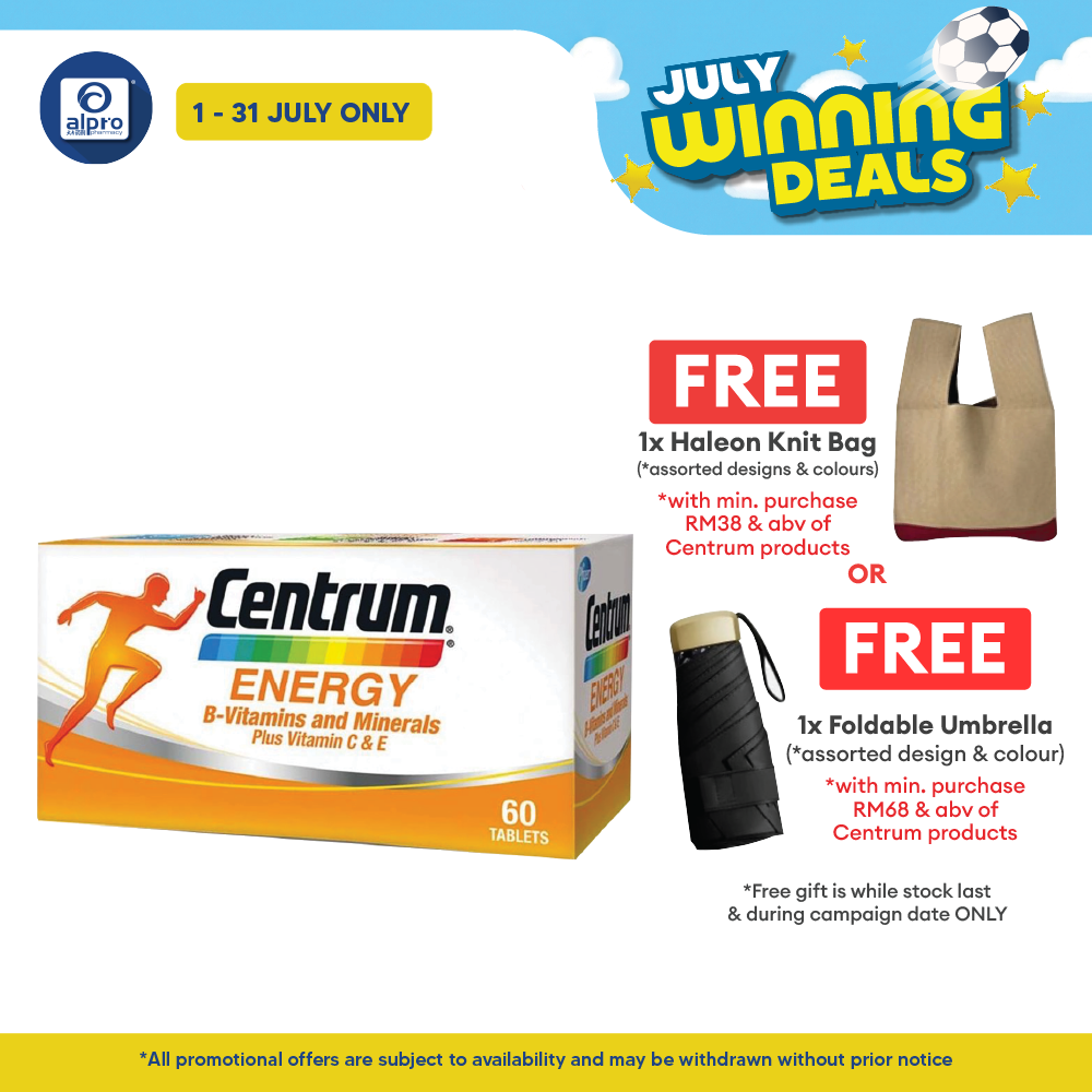 Centrum Energy 60s | Supports Physical Performance Centrum