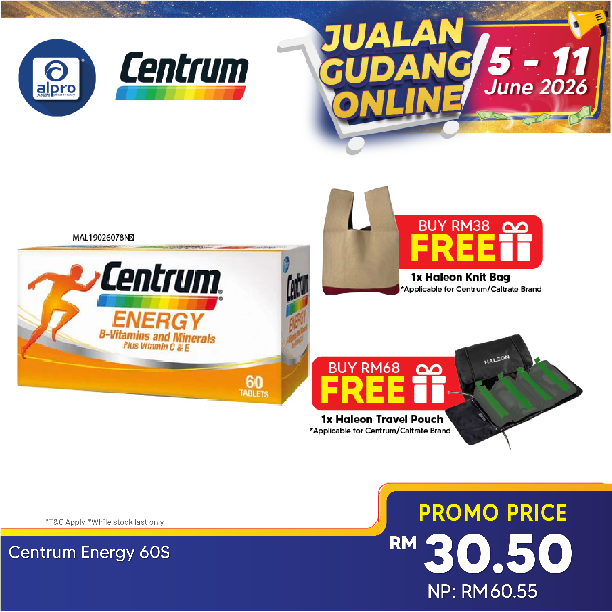 Centrum Energy 60s | Supports Physical Performance Centrum